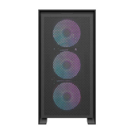Datorfodral Darkflash DRX70 MESH + 4 RGB-fläktar (svart)
