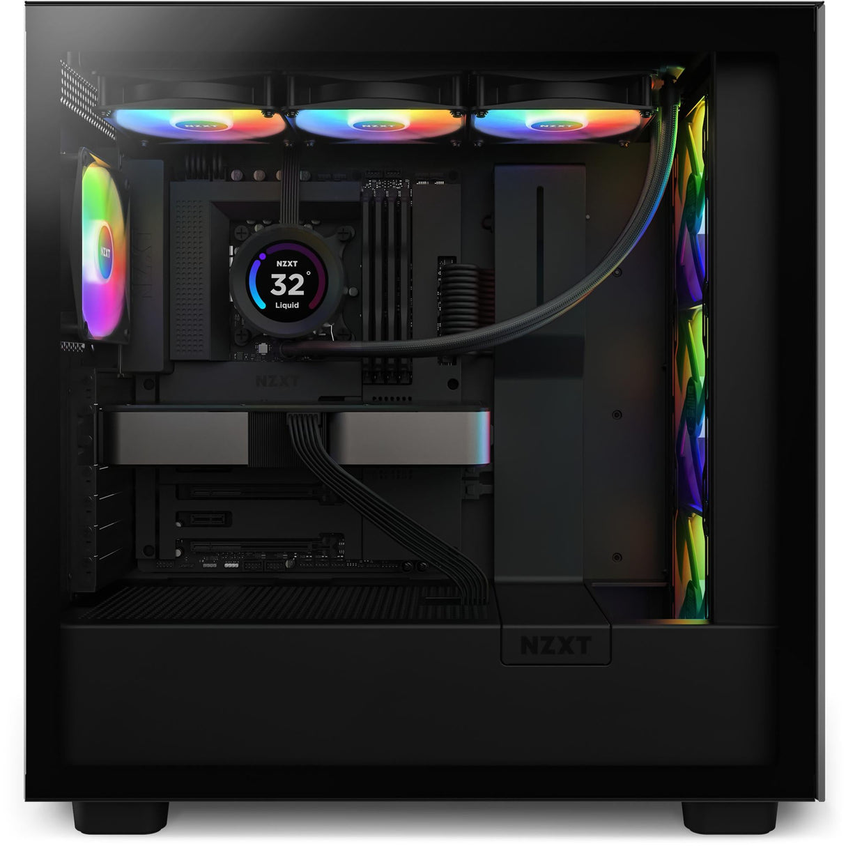 NZXT Kraken Elite RGB 360mm Liquid CPU Cooler Svart