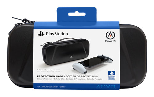 PowerA Protection Case – sort etui til PlayStation Portal – emballage, forside