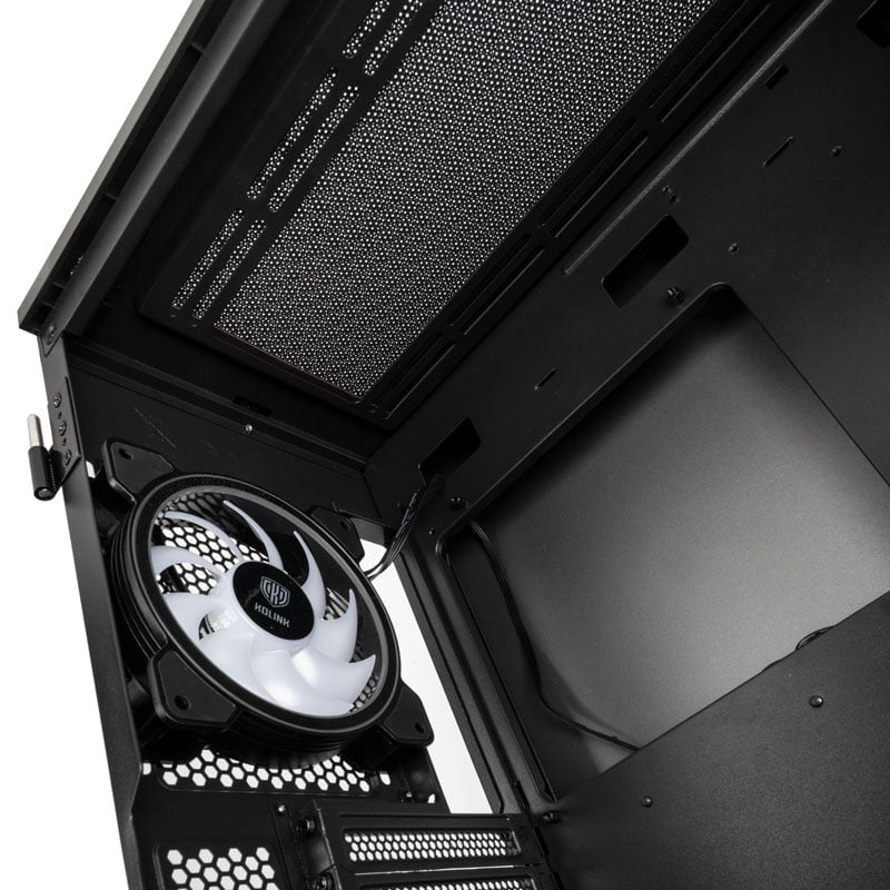 Kolink Stronghold Prism ARGB Midi Tower Case - Gunmetal Grå