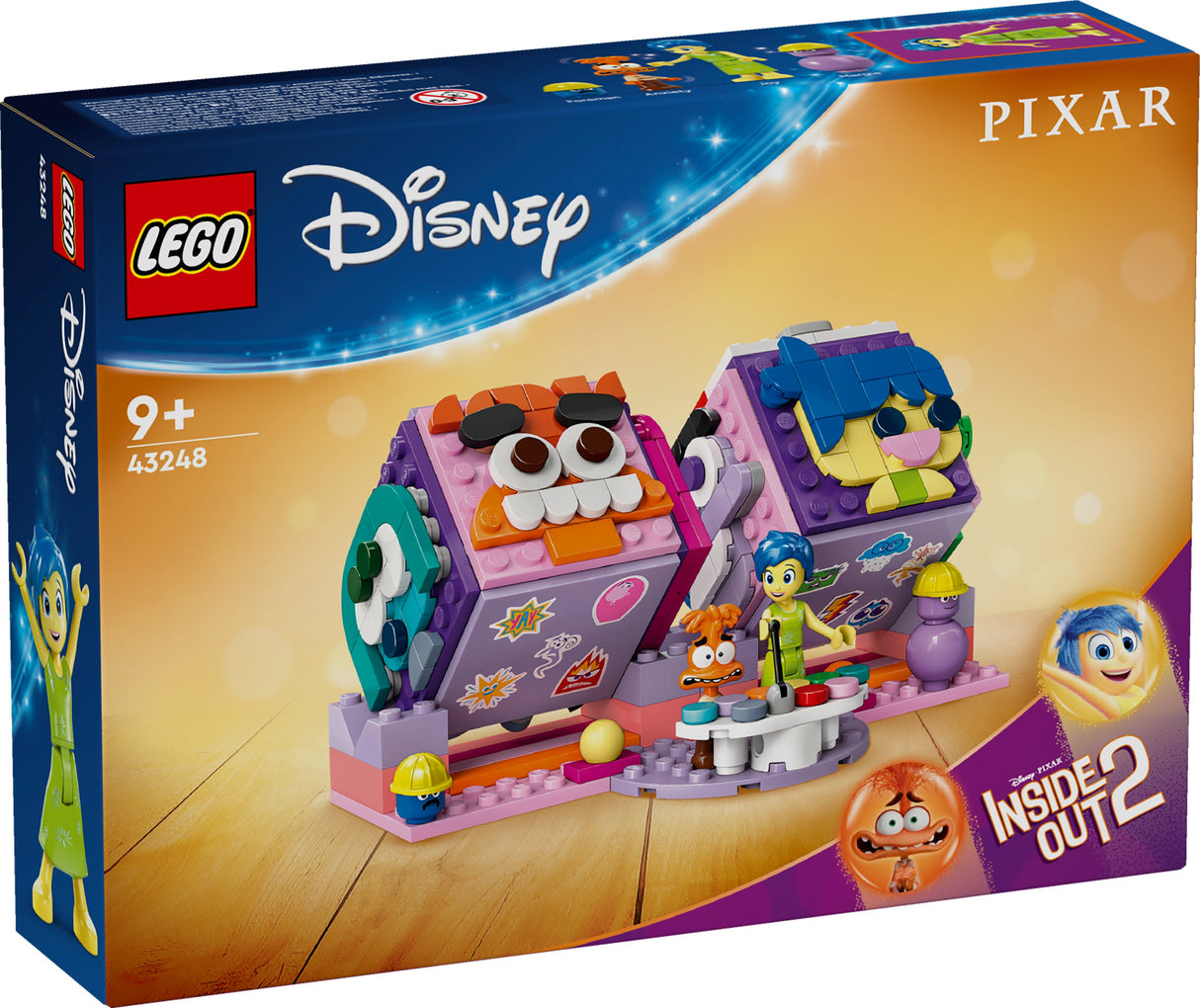 LEGO 43248 Disney Pixar Inside Out 2 Mood Cubes, Byggleksak