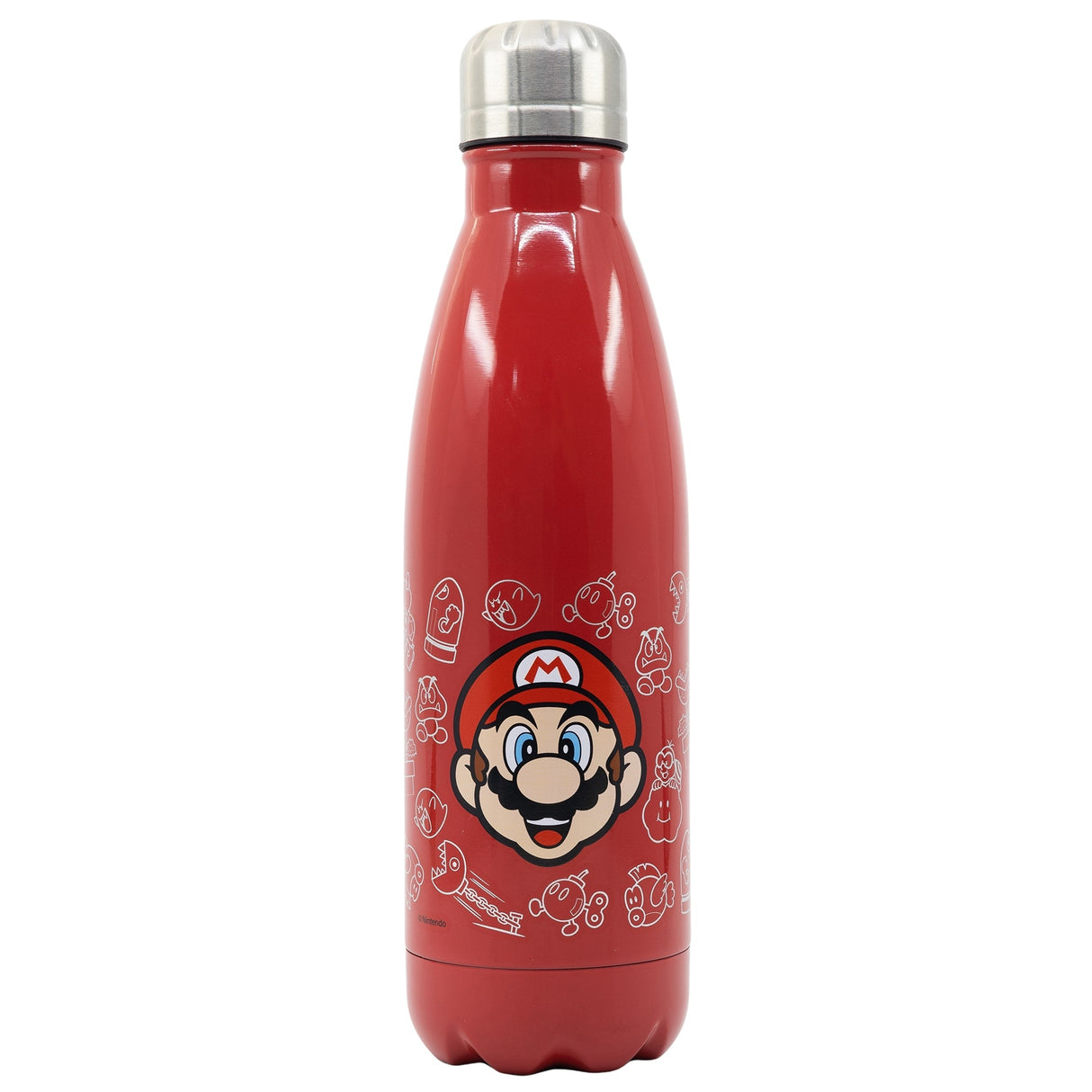 Super Mario - Metallflaska - Röd - 780 ML