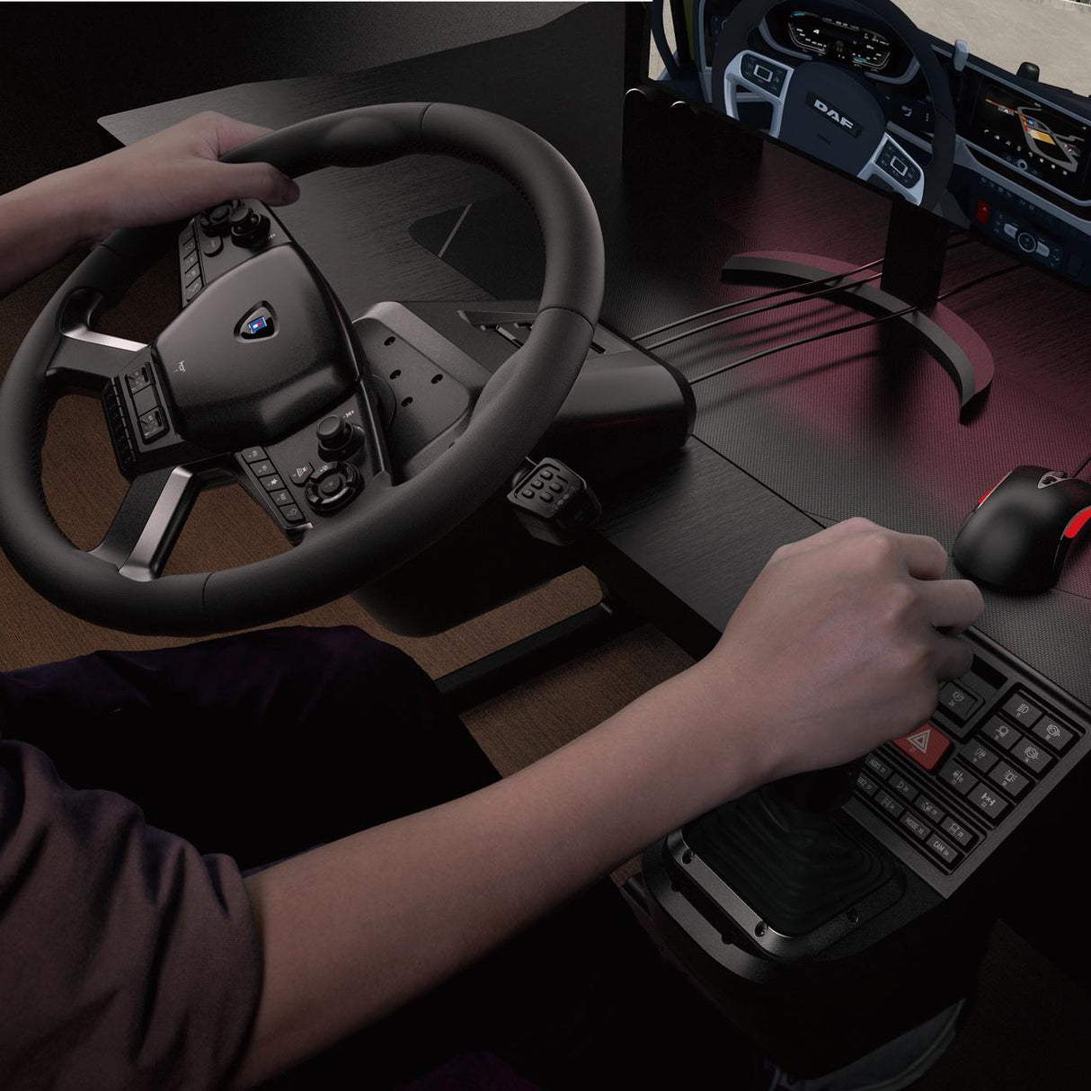 Hori Force Feedback Truck Control System För PC Windows 10/11