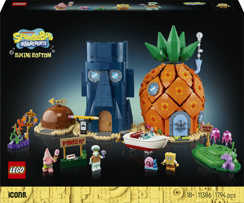 LEGO Icons 11386 – SvampeBob Firkant: Bikini-Bunden – visning 2