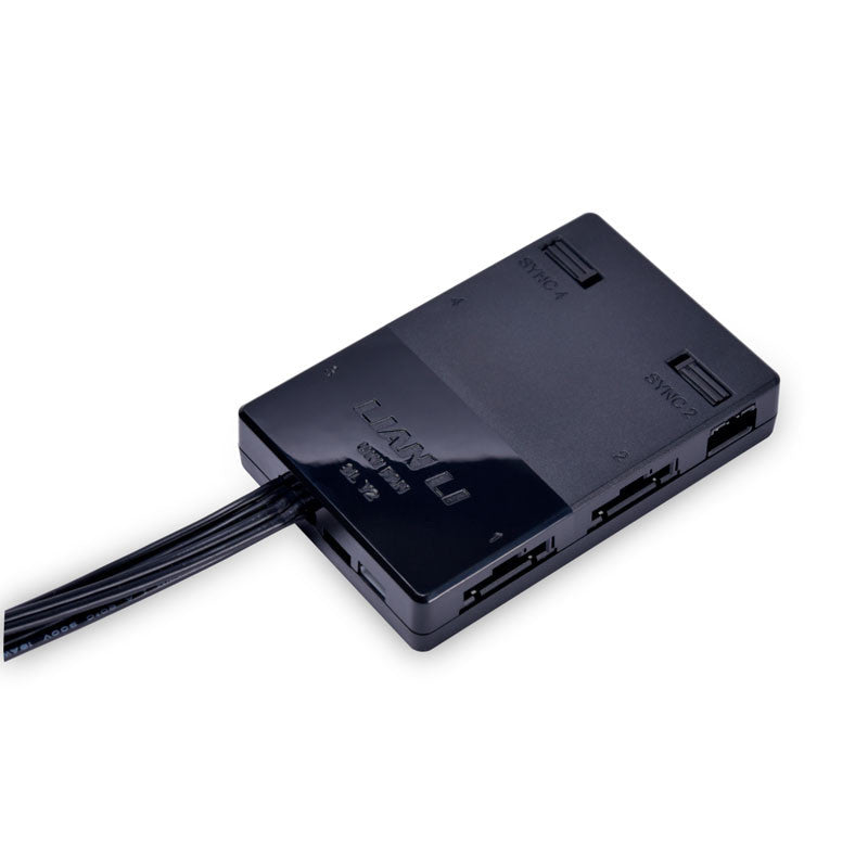 Lian Li UNI FAN SL V2 120 RGB PWM Fläkt 3-pack, svart - 120 mm, 28 mm ram