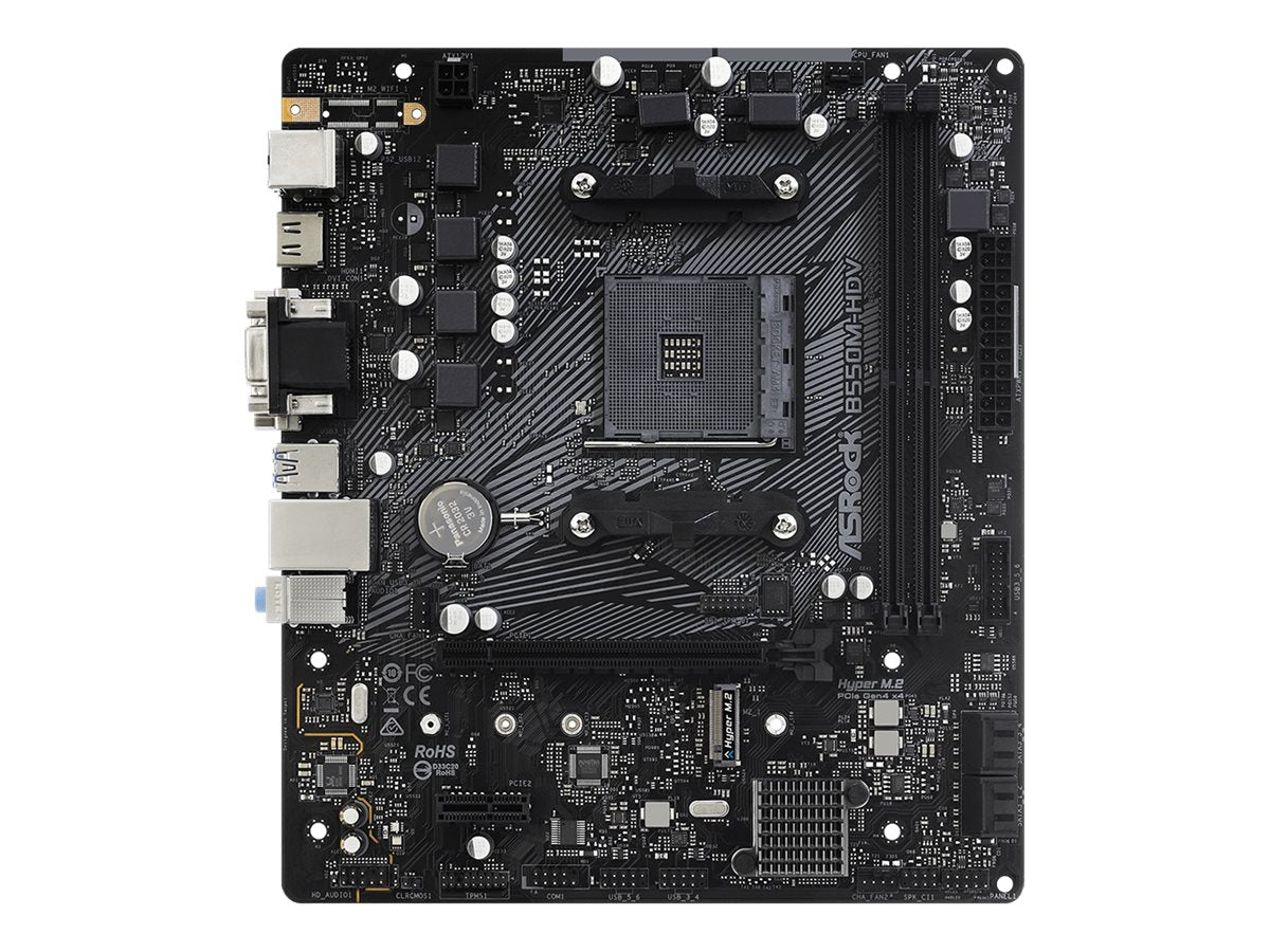 ASRock B550M-HDV Micro-ATX AM4 AMD B550