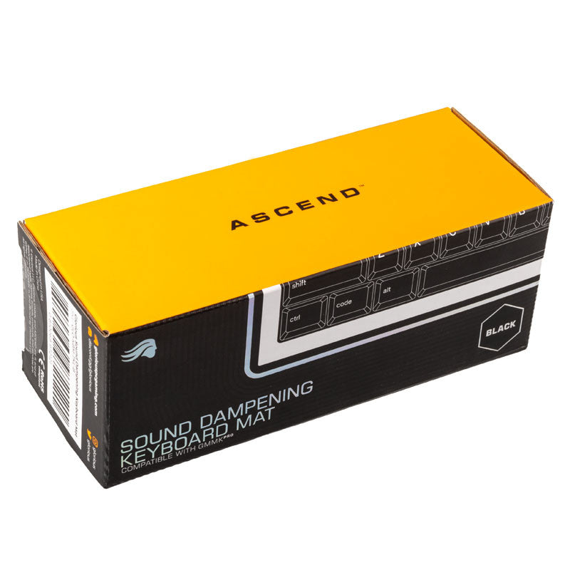 Glorious Ljuddämpande Tangentbord Musmatta För GMMK Pro - Svart