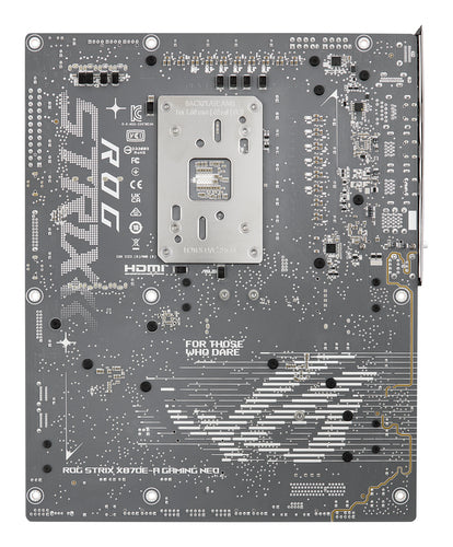 ASUS ROG STRIX X870E-A GAMING WIFI7 NEO – ATX AM5 bundkort – bagside