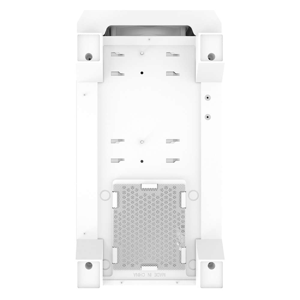 Montech Air 100 ARGB Vit - Micro ATX - Härdat Glas - 4x ARGB-Fläktar Ingår