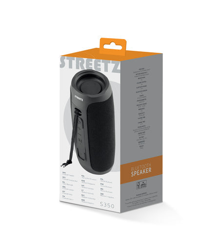 S350 Bluetooth Speaker 2x10W, AUX, micro SD slot, black streetz