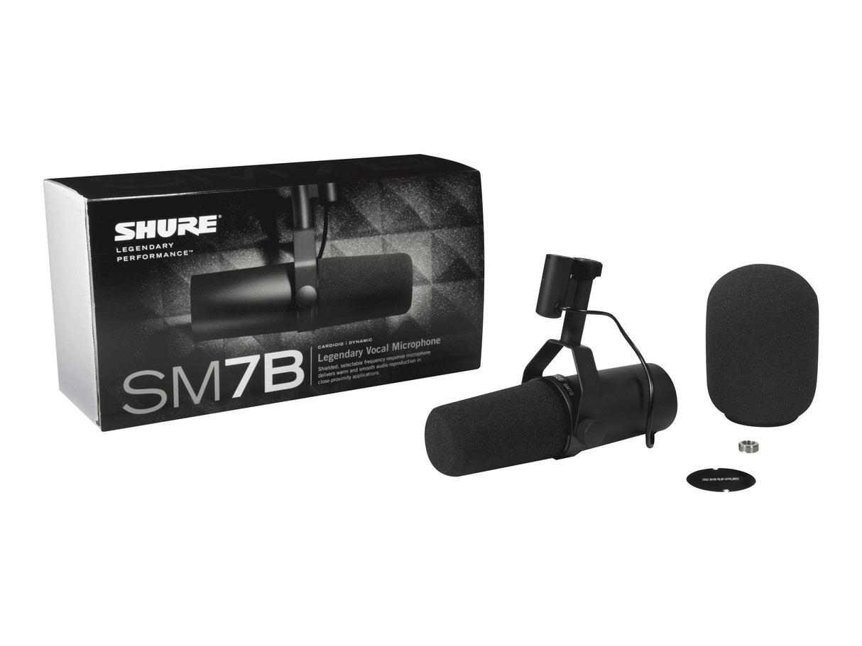 Shure SM7B Mikrofonkabel Cardioid Grå