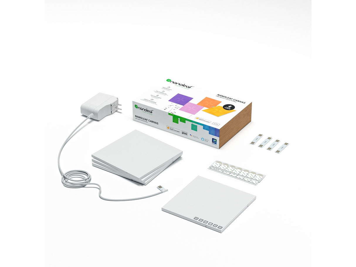 Nanoleaf - Canvas Starter Kit - 4 Paneler