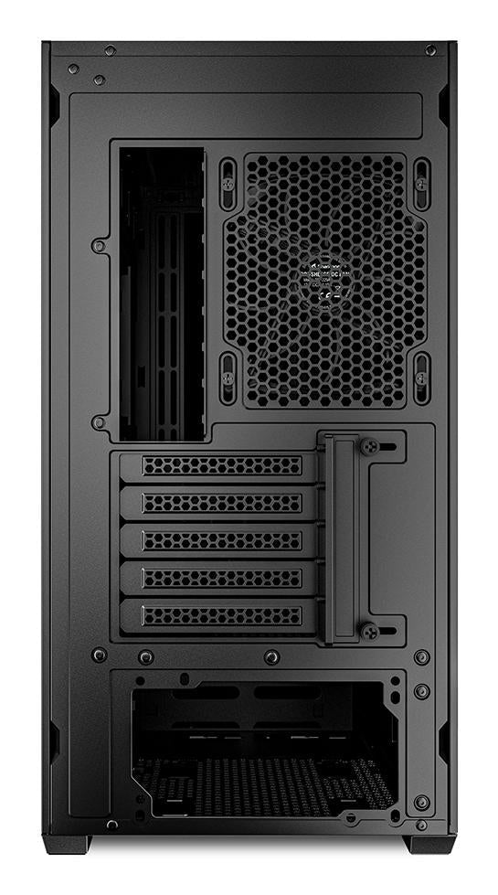 Sharkoon MK2 Black Mesh Front 2x 120mm Fans USB-C BTF Micro-ATX Gaming PC Case Sharkoon