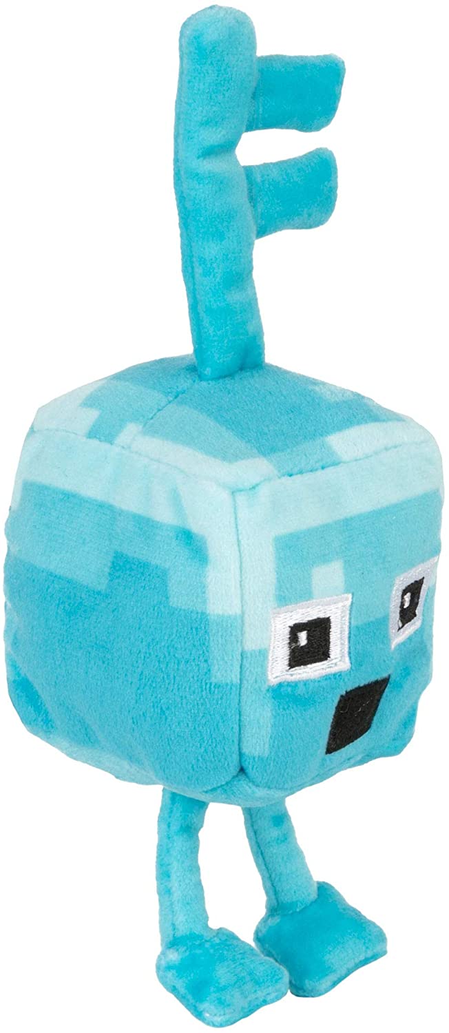 Minecraft Dungeons Mini Crafter Diamond Key Surprised Golem Plush (4,5 Tum)