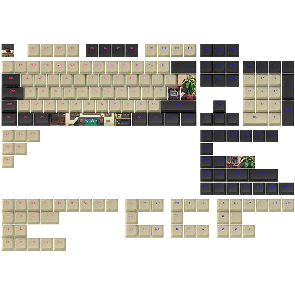 Dark Project - Keycaps Set - Arcade