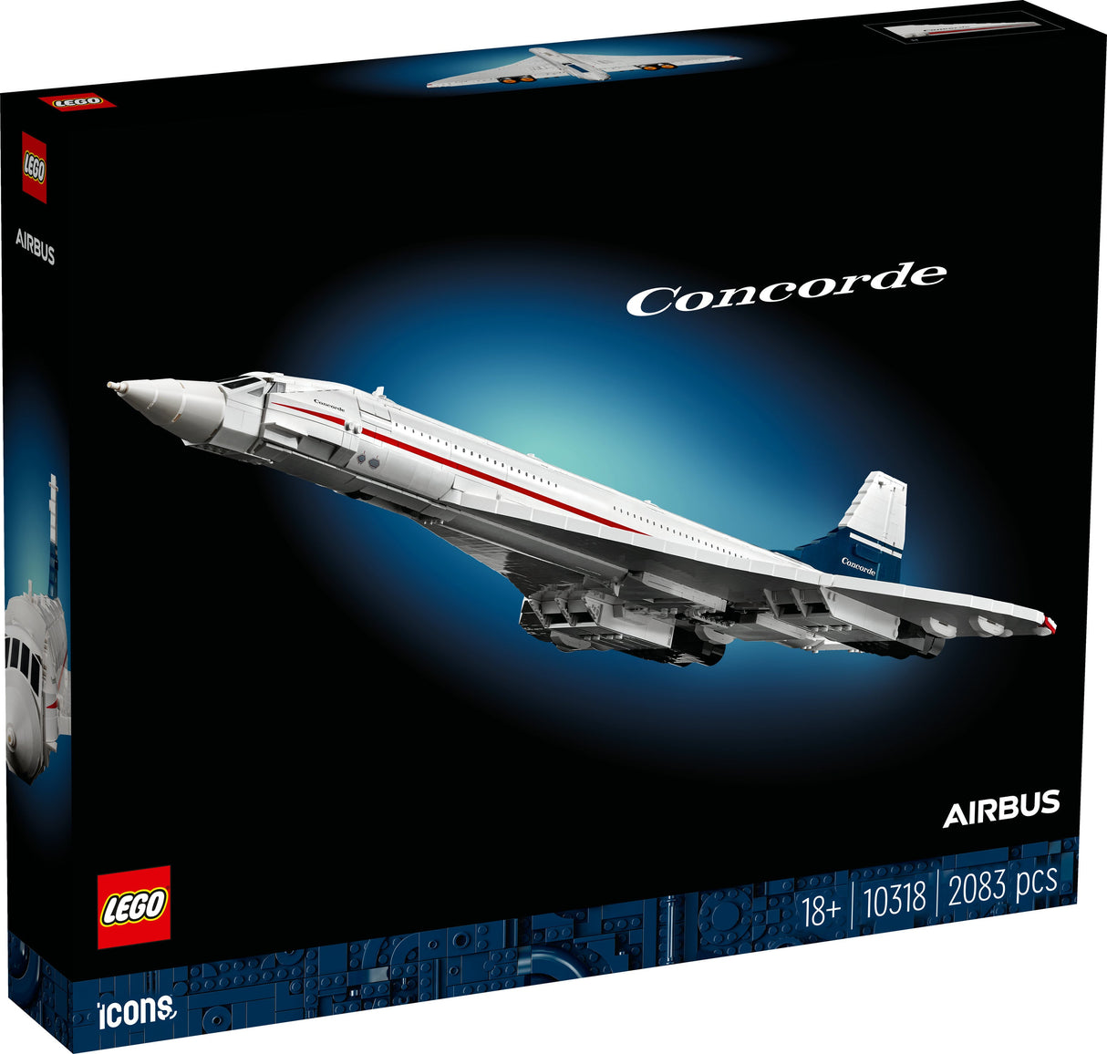 LEGO 10318 Icons Concorde, Byggleksaksväska