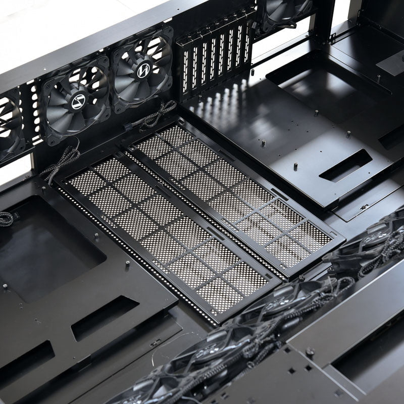 Lian Li DK-05F Skrivbordschassi (höjdjusterbart) - Svart