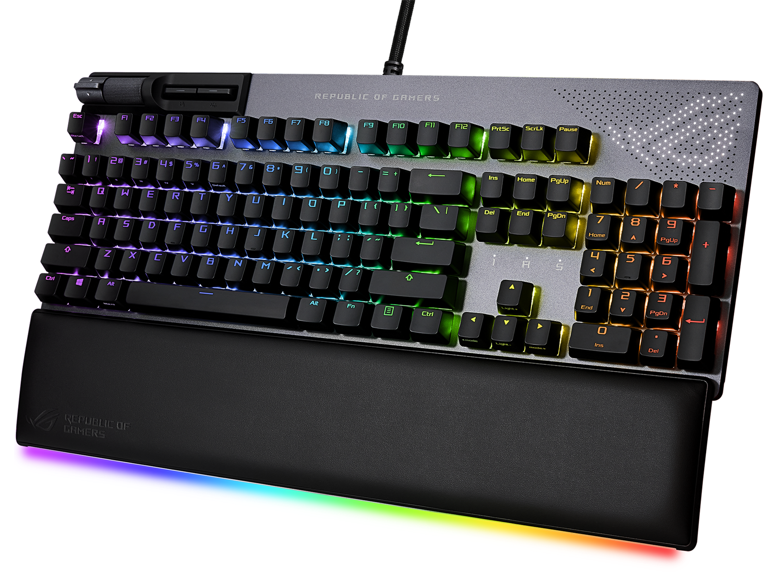 ASUS ROG Strix FLARE II ANIMATE PBT Gaming Tangentbord (NX Red Switches)