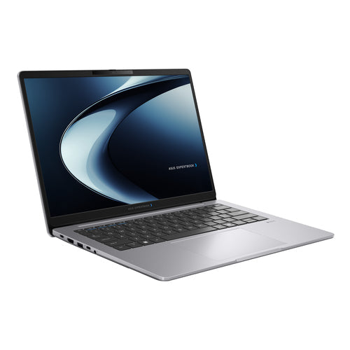 ASUS ExpertBook P3 G1 P3406CCA-LY0393 – set skråt forfra (vinkel 2); tastaturlayout illustrativt