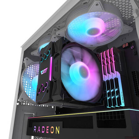 Datorfodral Darkflash DK352 Mesh (vit)