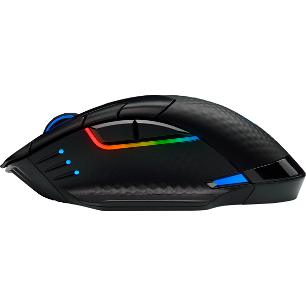 CORSAIR Gaming DARK CORE RGB PRO Optisk Trådlös Kabel Svart