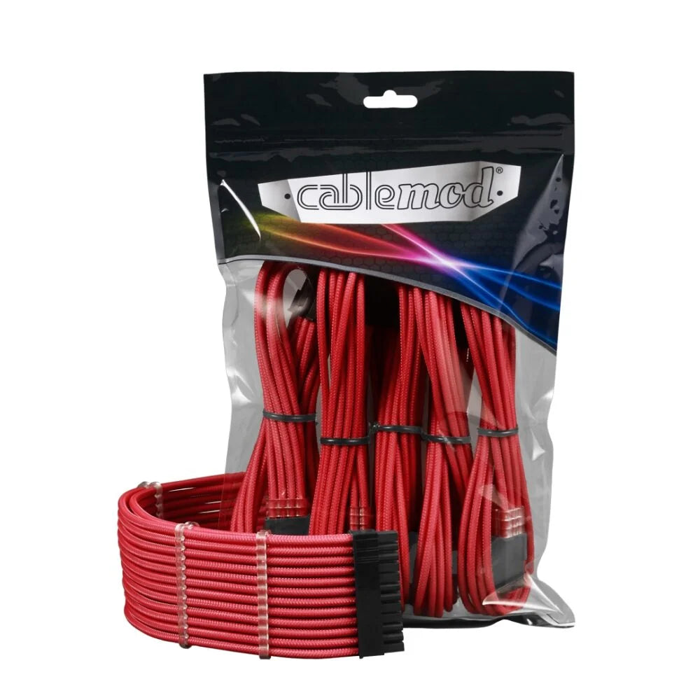 CableMod PRO ModMesh Kabelförlängningssats - Röd