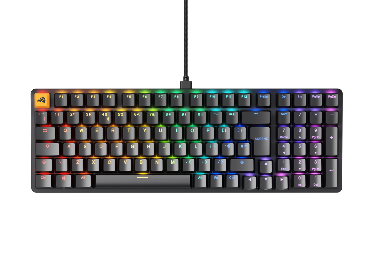 Glorious GMMK 2 Full-Size 96% - Fox Switch, NO-Layout - Svart