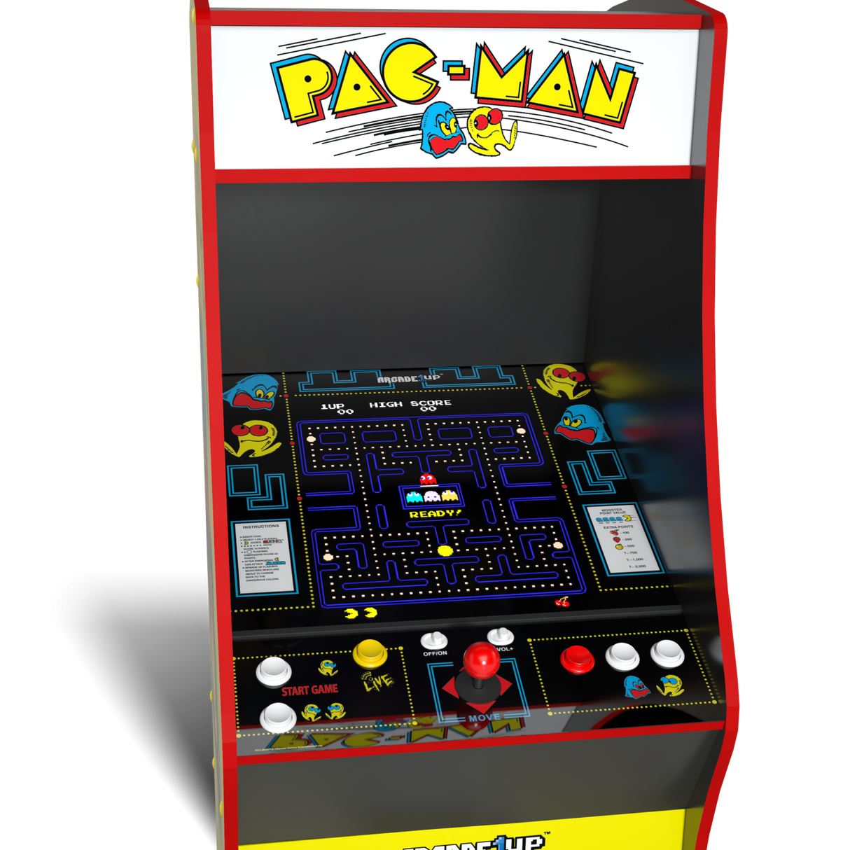 ARCADE 1 UP PAC-MAN DELUXE ARCADE MASKIN