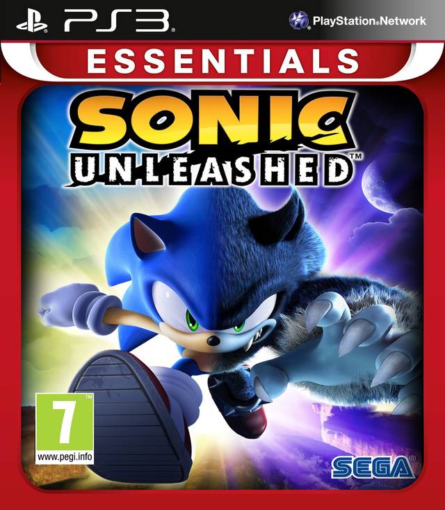 Sonic Unleashed (Essentials) – PlayStation 3 – spilomslag