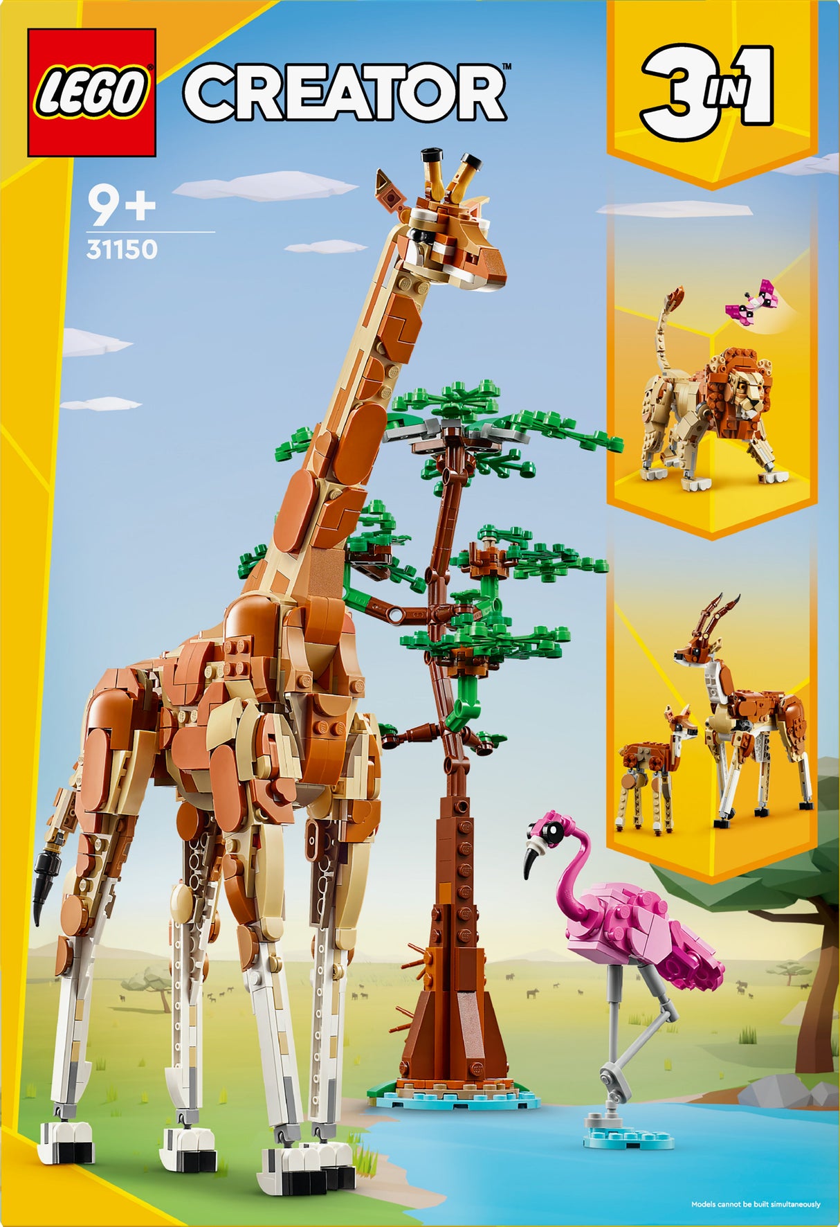 LEGO 31150 Creator 3-i-1 Byggleksak För Djursafari