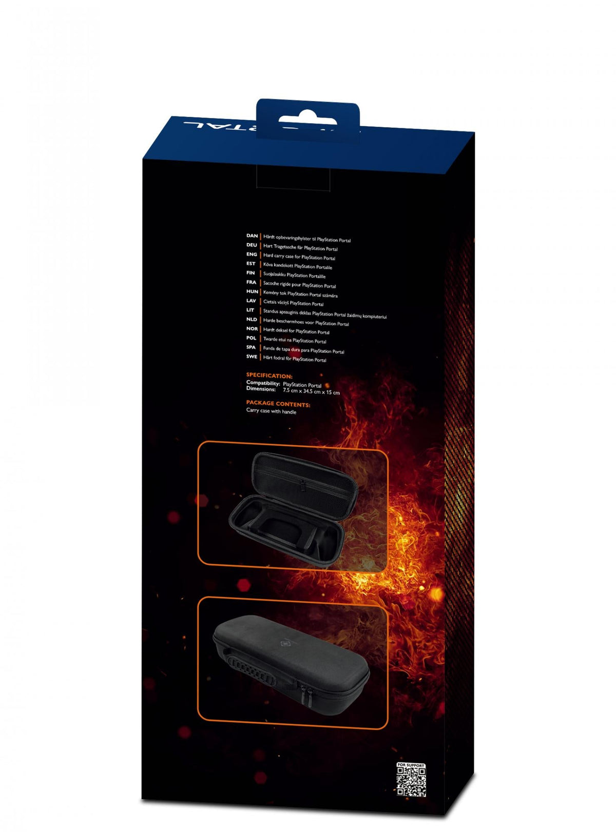 Playstation Portal Hard Carry Case, Black deltaco_gaming