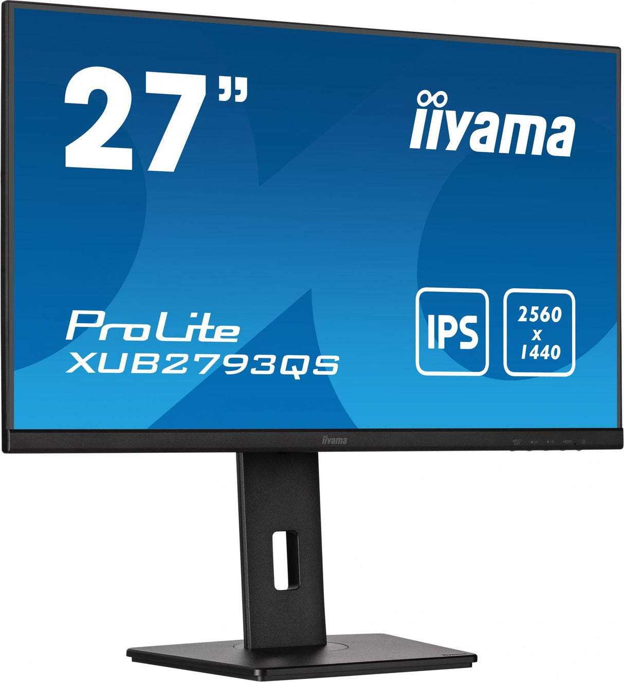Iiyama ProLite XUB2793QS-B1 27 2560 X 1440 (2K) HDMI DisplayPort 75Hz Pivot Monitor