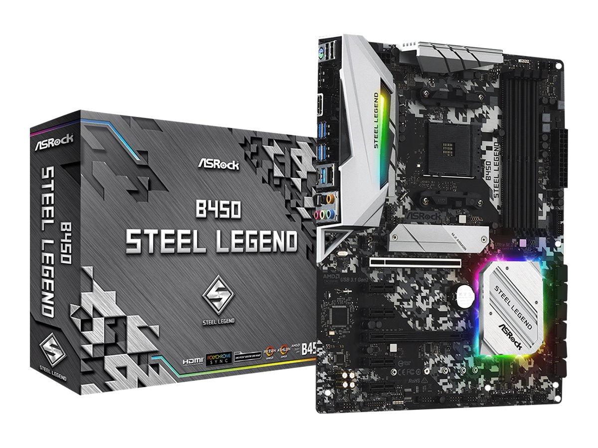 ASRock B450 Steel Legend ATX AM4 AMD B450