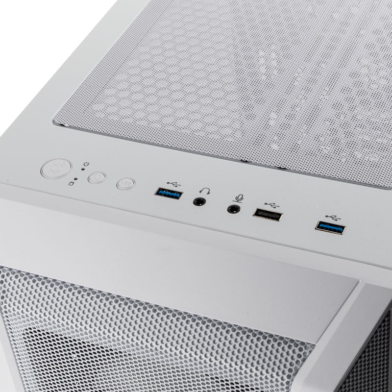Kolink Citadel Mesh RGB Micro-ATX Case - White