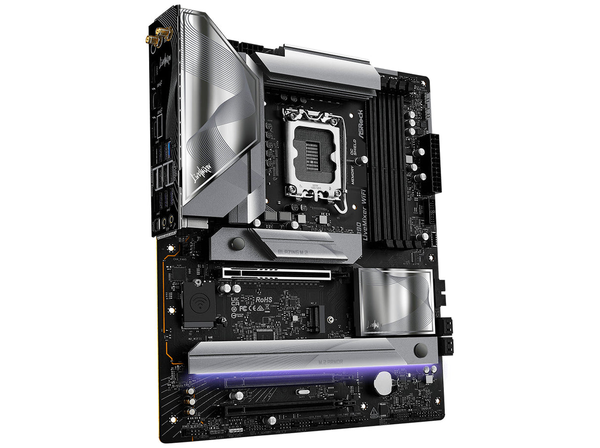 ASRock Z890 Livemixer WIFI Moderkort ATX LGA-1851 Intel Z890
