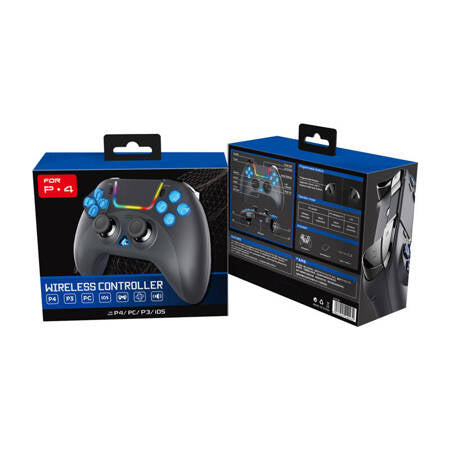 IPega PG-P4023B Trådlös Handkontroll / GamePad PS4 Pekplatta (svart)