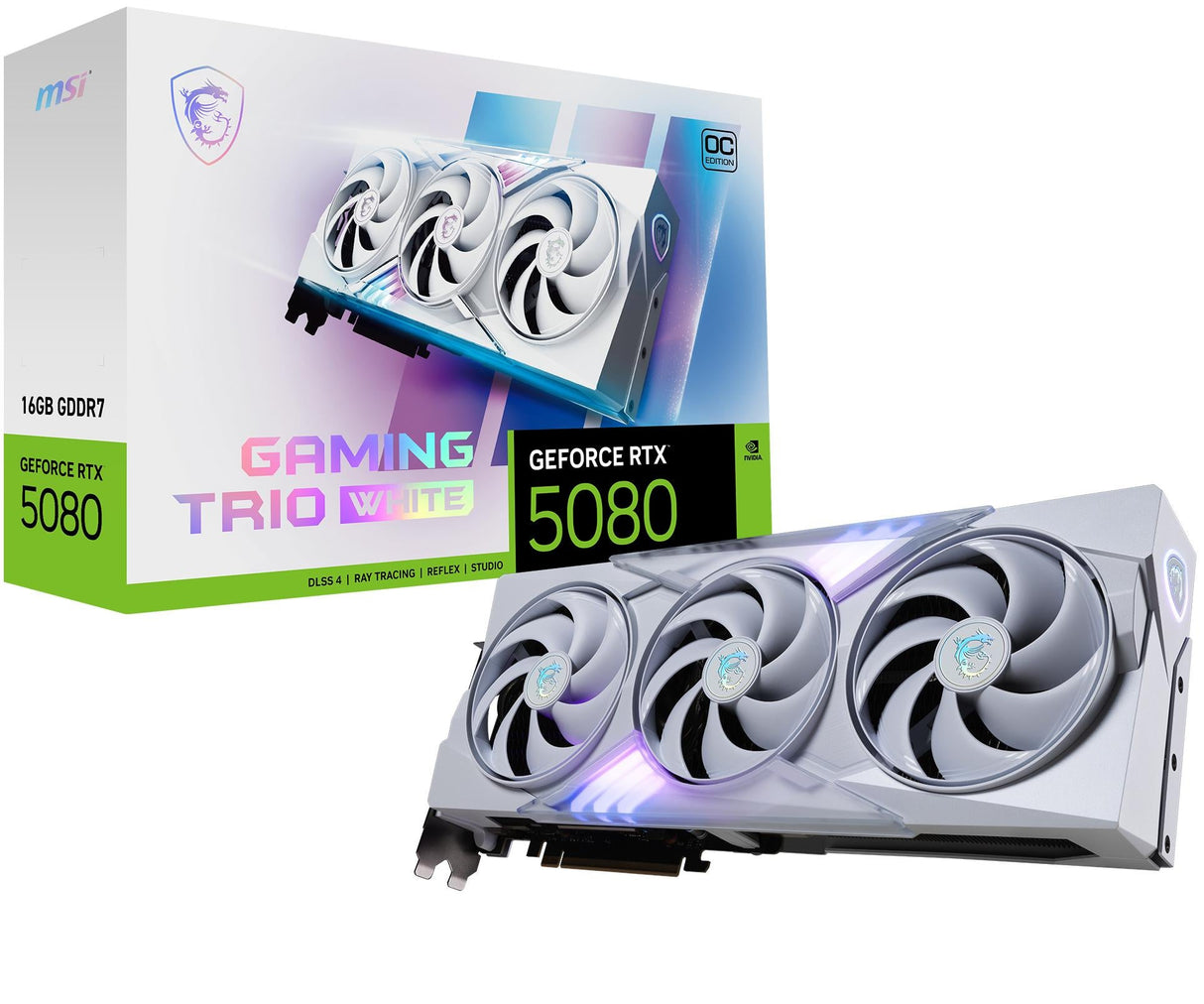 MSI GeForce RTX 5080 16G GAMING TRIO OC (Vit)