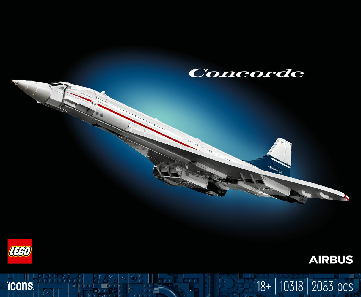 LEGO 10318 Icons Concorde, Byggleksaksväska