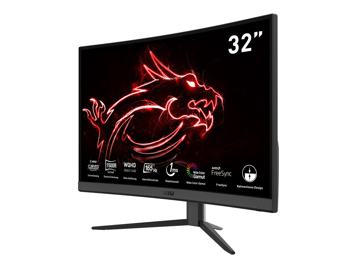 MSI Optix G32CQ4 31,5" 2560 X 1440 HDMI DisplayPort 165Hz