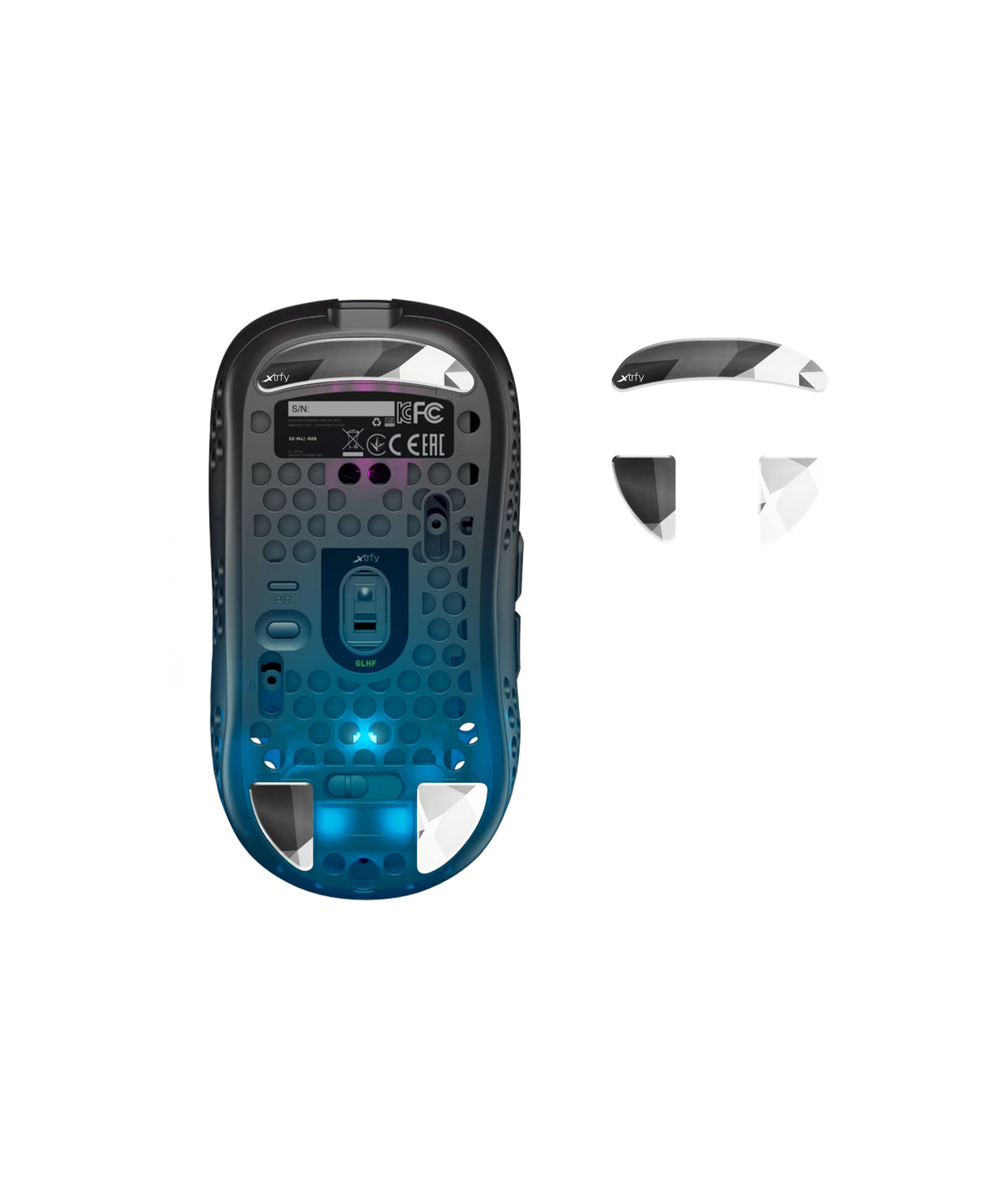 Xtrfy Skridskor I Glas, Litus White, MZ1