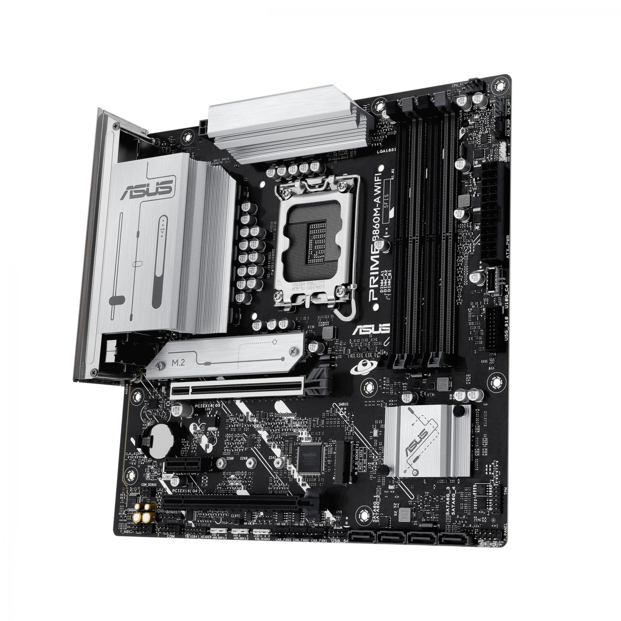 ASUS PRIME B860M-A WIFI (mATX, B860, LGA 1851, DDR5) ASUS