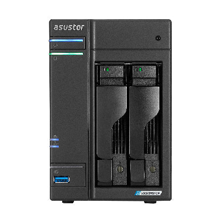 Asustor LOCKERSTOR 2 Gen2 + (AS6702T v2) – set forfra
