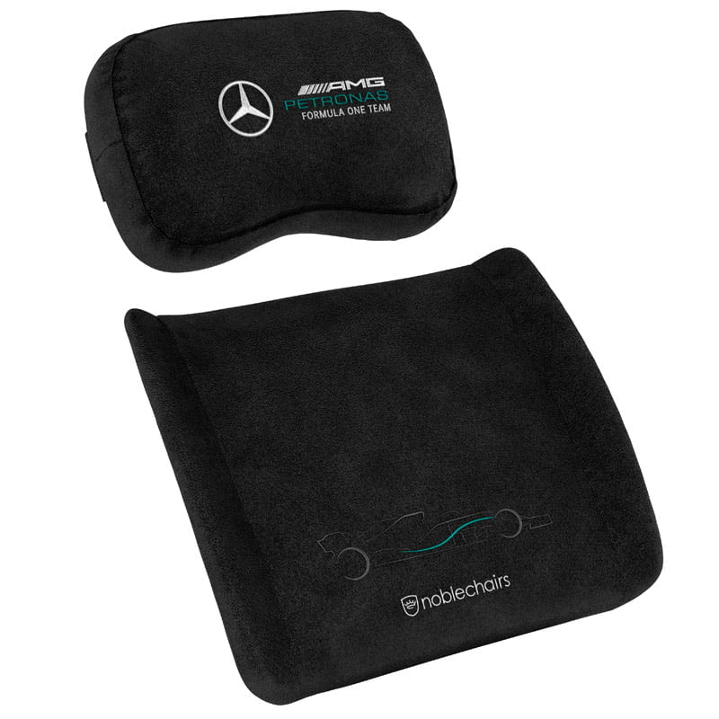 Noblechairs Memory Foam-kuddset För Spelstol Mercedes-AMG Petronas Formula One Team Edition