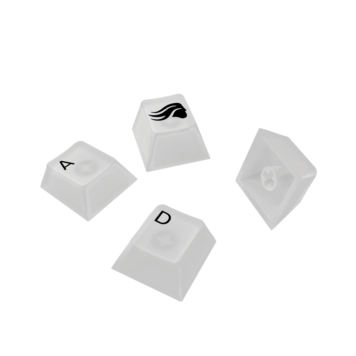 Glorious Polychroma V2 RGB Keycaps - Nordic ISO (131 St) - Cherry Profile