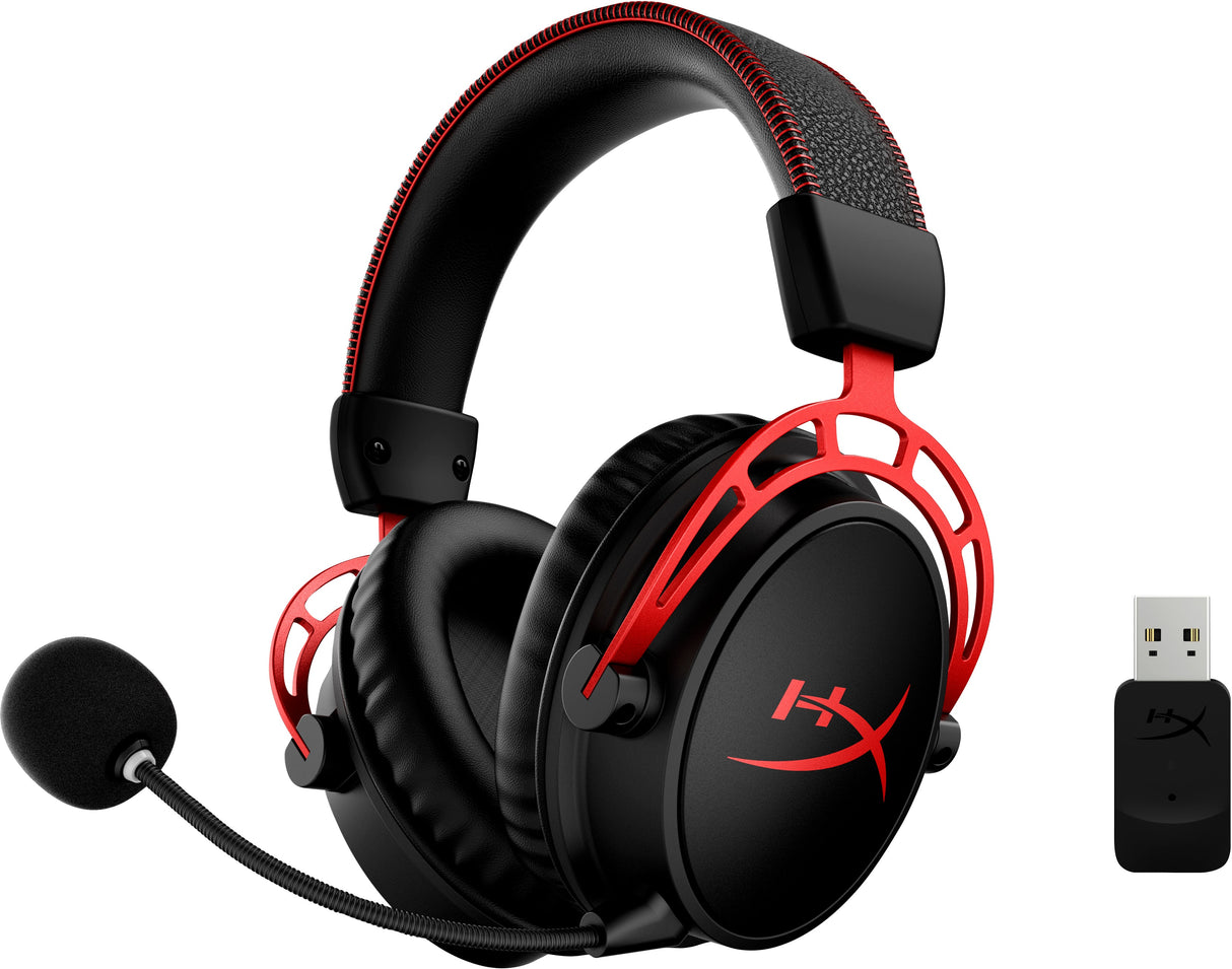 HyperX Cloud Alpha Wireless Headset Svart Röd