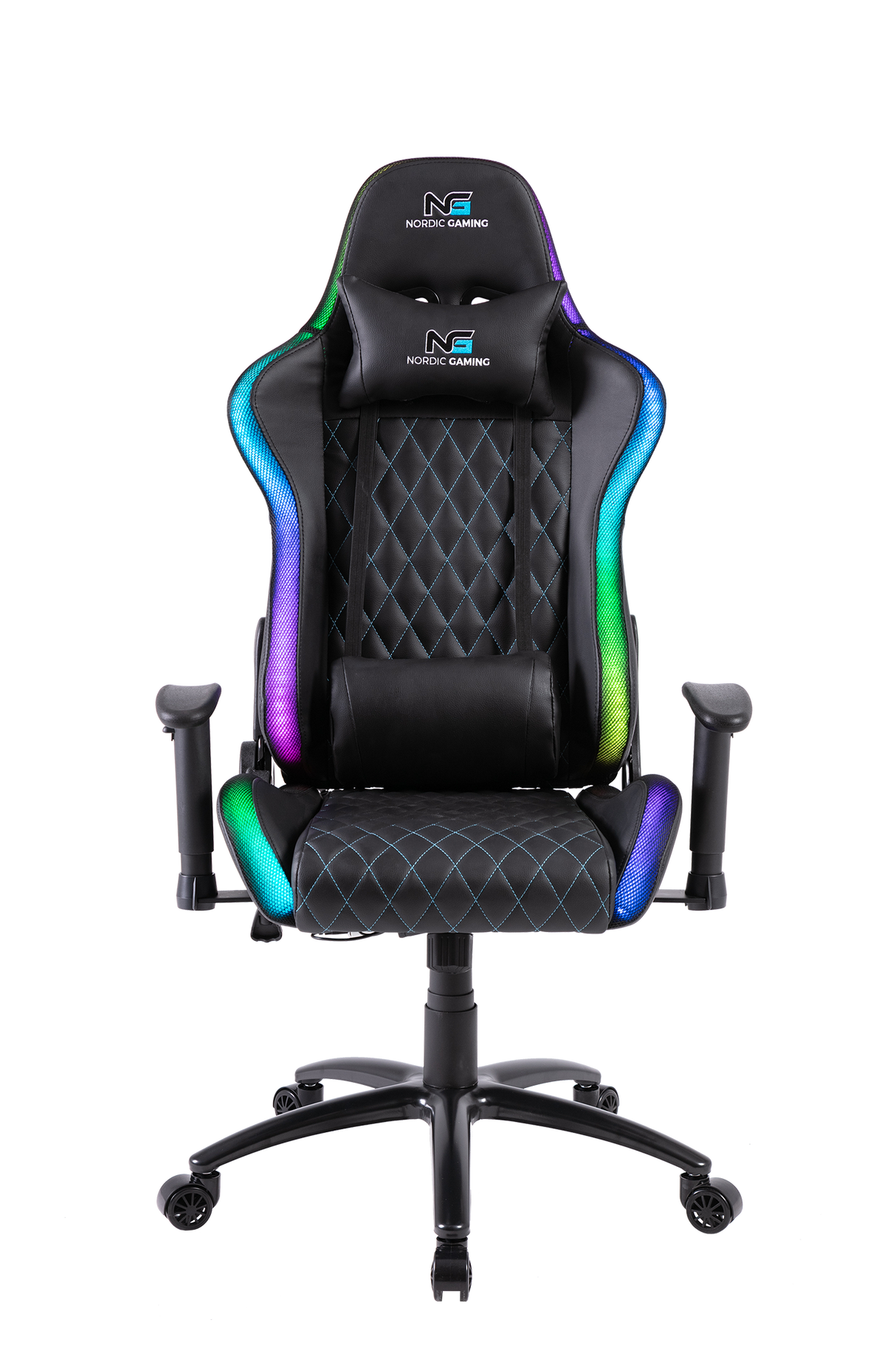 Nordic Gaming Blaster RGB Gaming Stol - PU Läder - Upp Till 120 KG