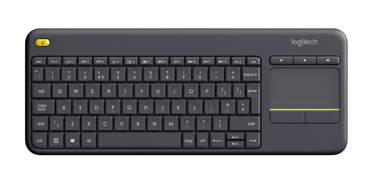Logitech Wireless Touch Keyboard K400 Plus Black (Nordic) Logitech