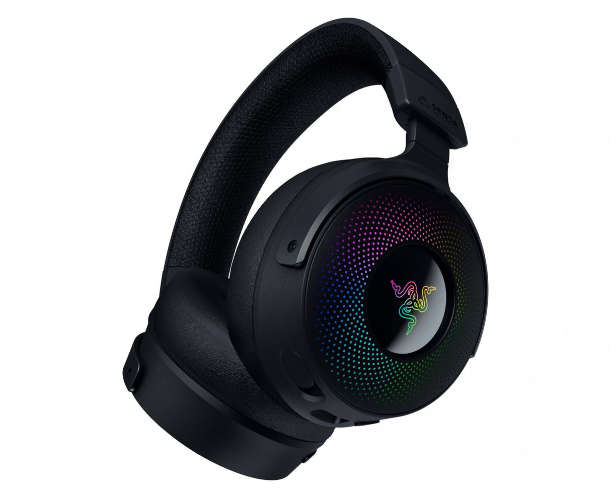 Razer – Kraken V4 Pro Black – Trådløst RGB Gaming Headset (Wireless & Kabel)