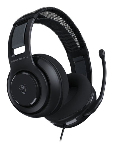 Turtle Beach Atlas 200 – Kablet headset – Sort – headset med mikrofon slået op