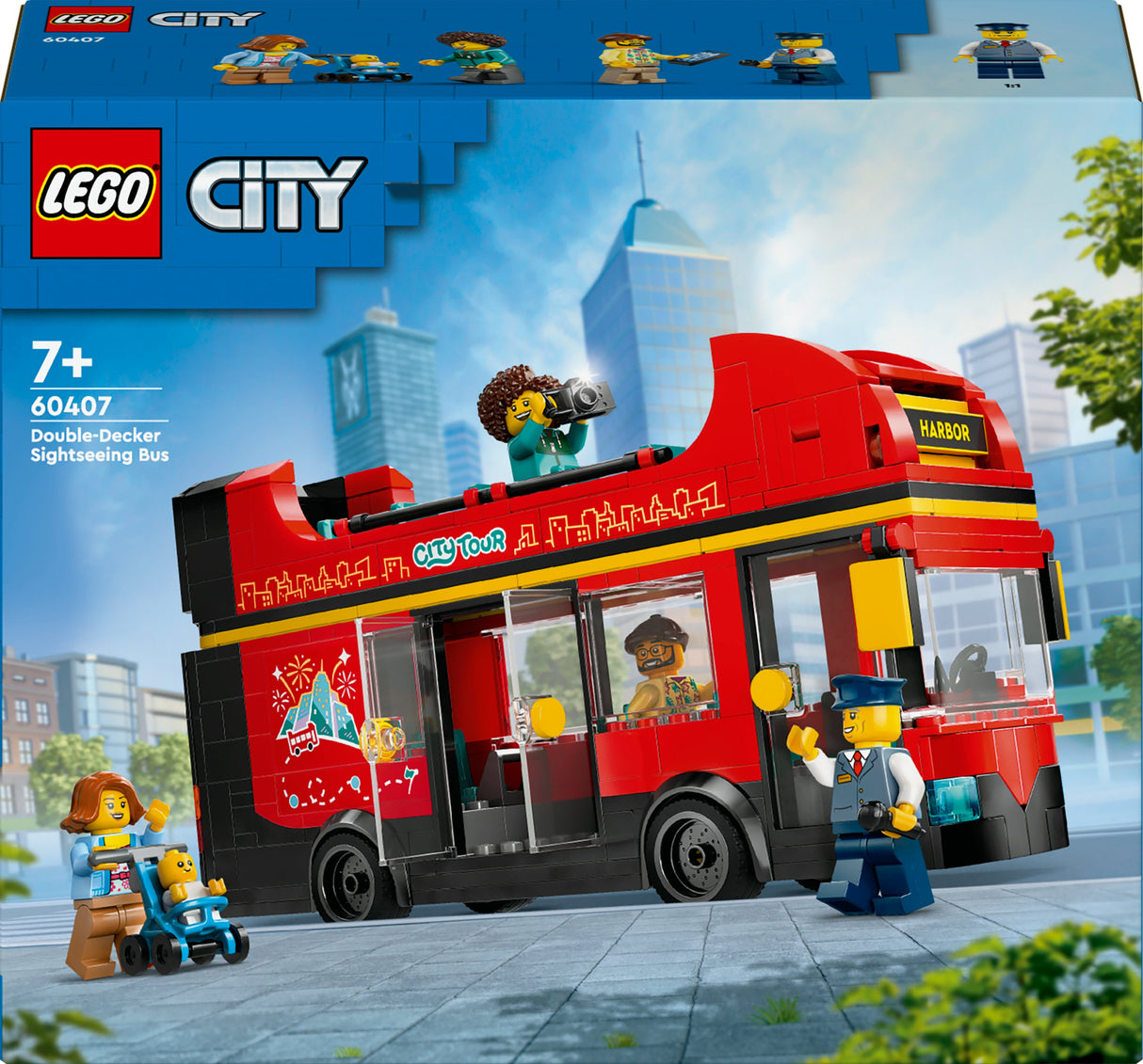 LEGO City - Röd Dubbeldäckare Sightseeingbuss (60407)